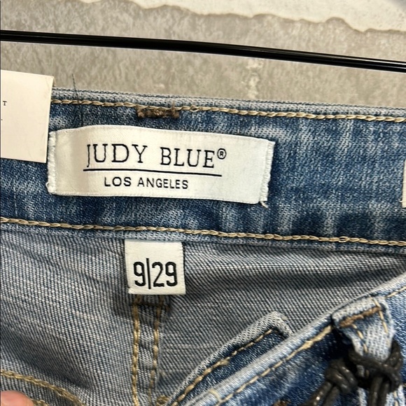 Judy‎ Blue Button Fly Skinny Blue Raw Hem Jeans Women’s Size 9/29 NWT - Picture 13 of 13